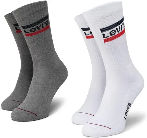 Súprava 2 párov vysokých ponožiek unisex Levi's (18969321)