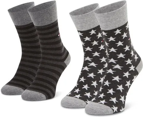 Súprava 2 párov vysokých dámskych ponožiek Tommy Hilfiger (23296557)