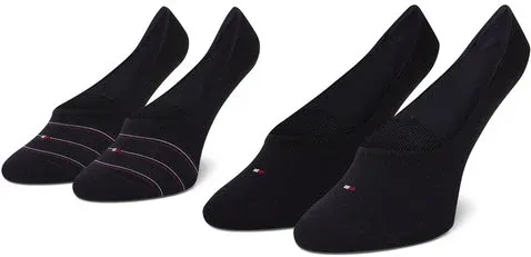 Súprava 2 párov krátkych ponožiek dámskych Tommy Hilfiger (23789904)