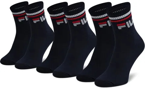 Súprava 3 párov vysokých ponožiek unisex Fila (28631235)