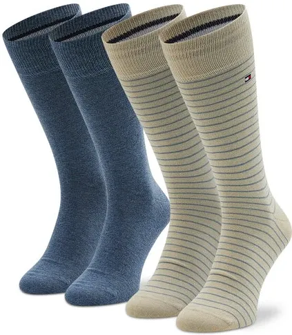 Súprava 2 párov vysokých pánskych ponožiek Tommy Hilfiger (31626497)