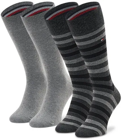 Súprava 2 párov vysokých pánskych ponožiek Tommy Hilfiger (35521180)