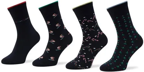 Súprava 4 párov vysokých ponožiek unisex Tom Tailor (36281290)